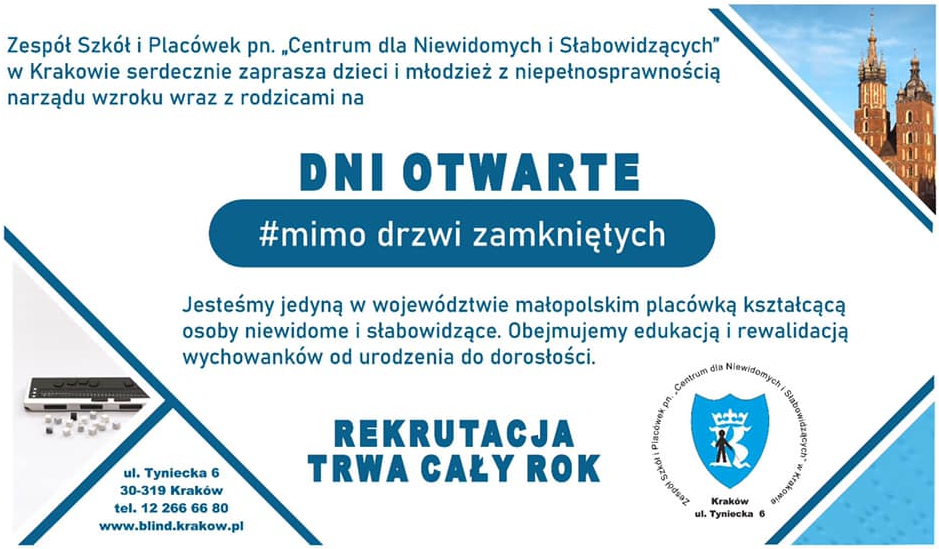 Baner informujący o Dniach Otwartych